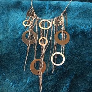 Lane Bryant circle and chain necklace